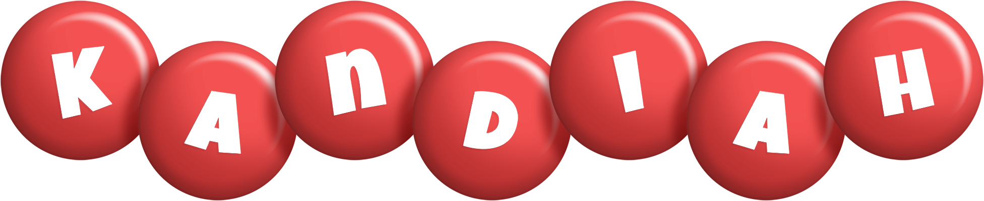 Kandiah candy-red logo