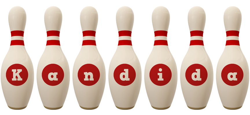 Kandida bowling-pin logo