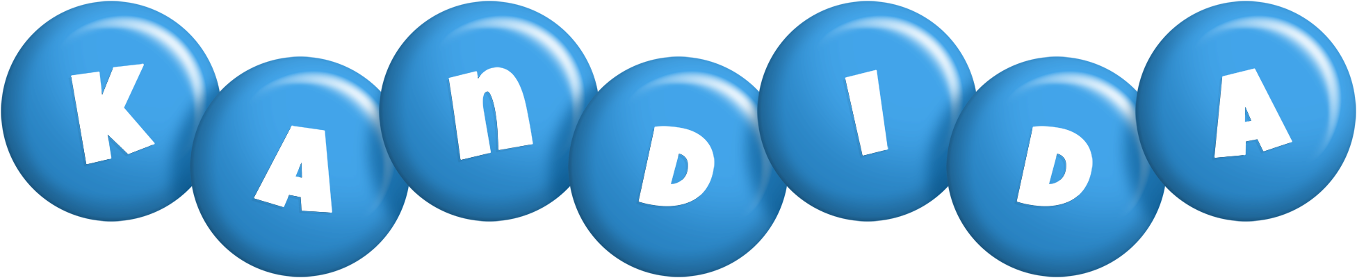 Kandida candy-blue logo