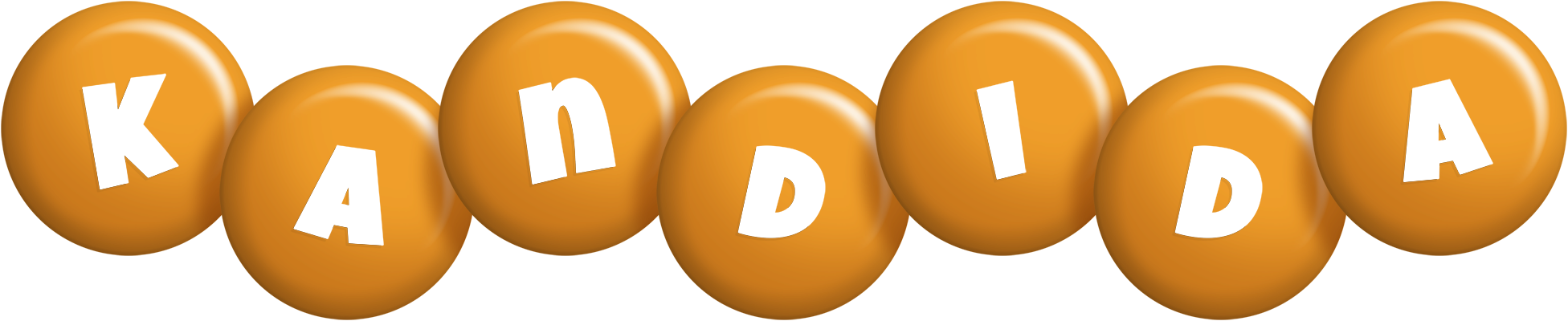 Kandida candy-orange logo