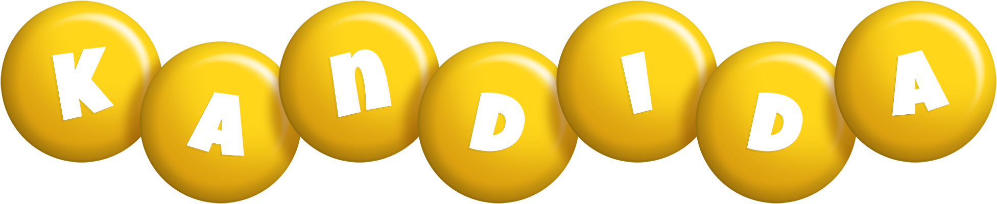 Kandida candy-yellow logo