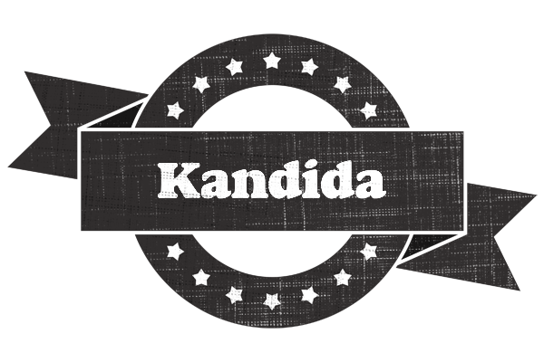 Kandida grunge logo