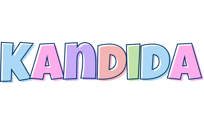 Kandida pastel logo
