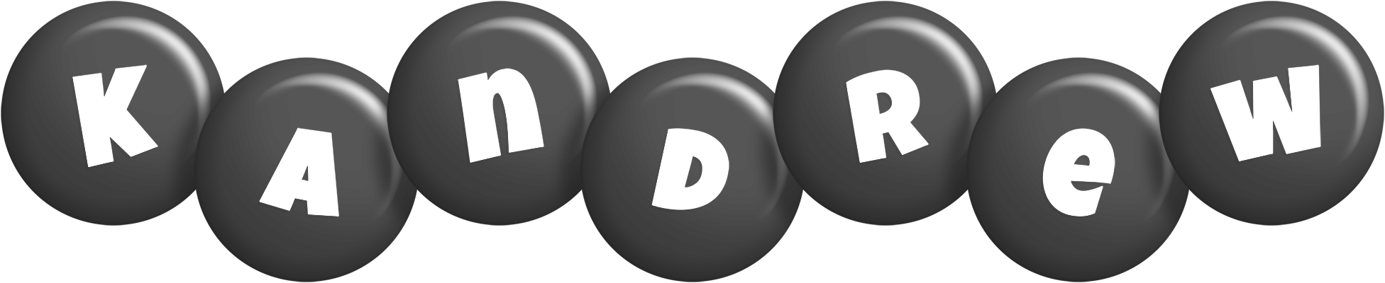 Kandrew candy-black logo