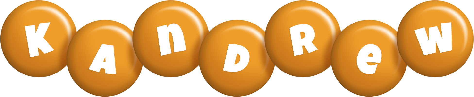 Kandrew candy-orange logo