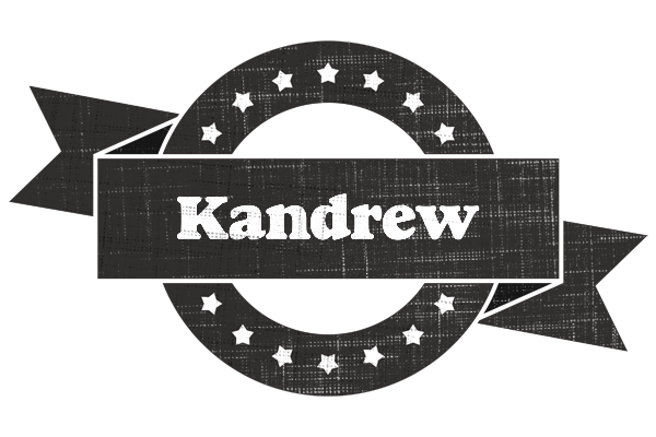 Kandrew grunge logo