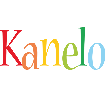Kanelo birthday logo