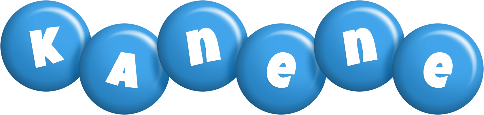 Kanene candy-blue logo