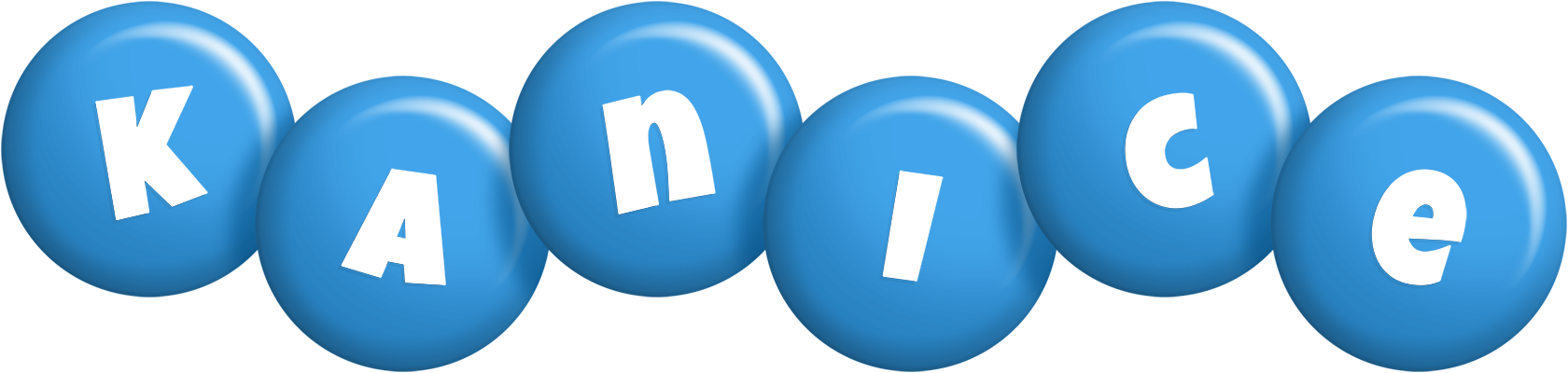 Kanice candy-blue logo