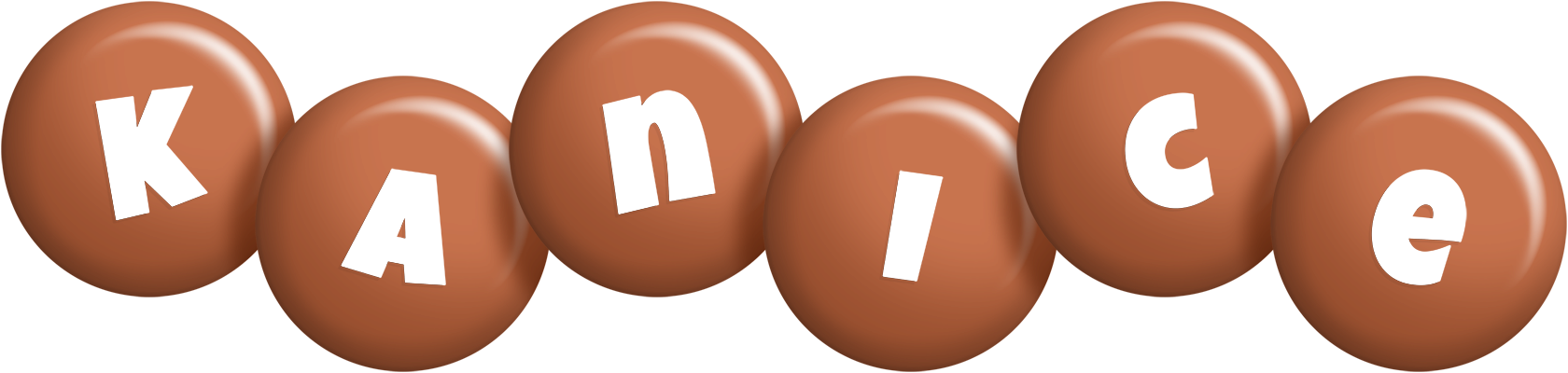 Kanice candy-brown logo