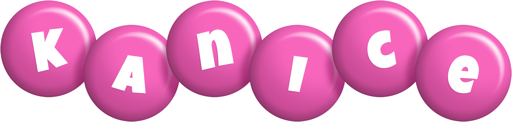 Kanice candy-pink logo