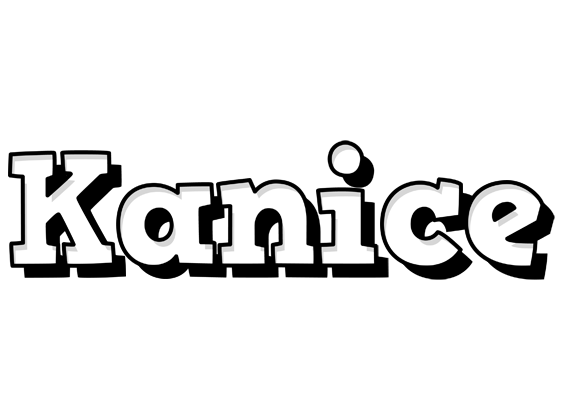 Kanice snowing logo
