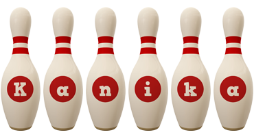 Kanika bowling-pin logo