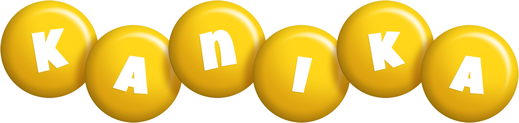 Kanika candy-yellow logo