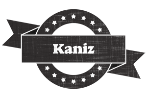 Kaniz grunge logo