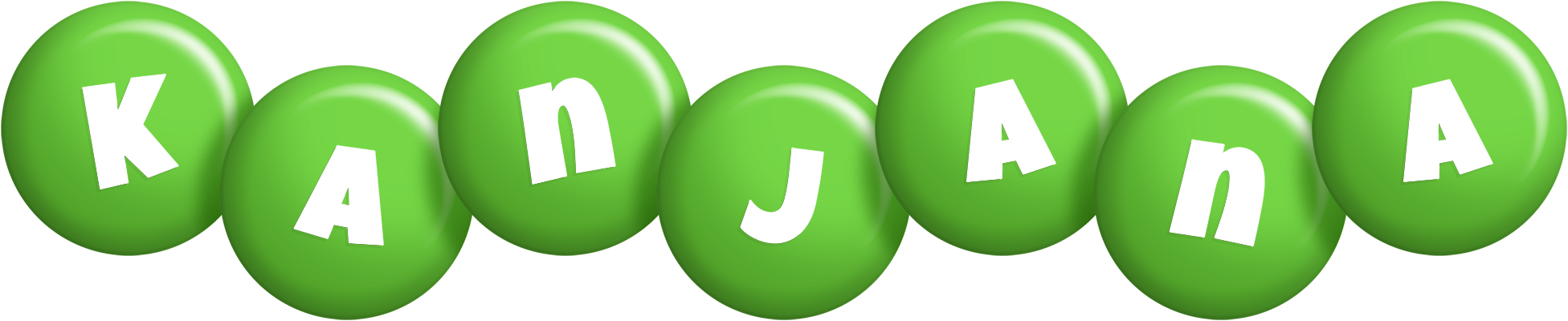 Kanjana candy-green logo