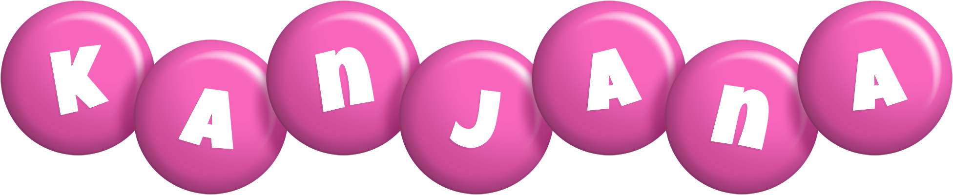 Kanjana candy-pink logo