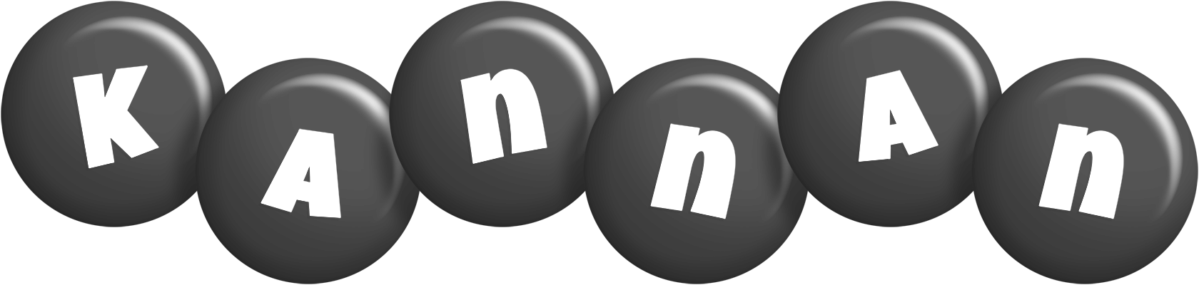 Kannan candy-black logo