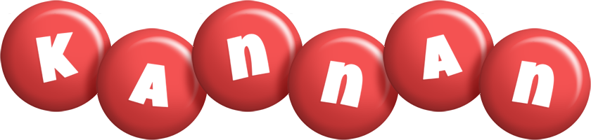 Kannan candy-red logo