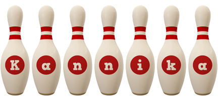 Kannika bowling-pin logo