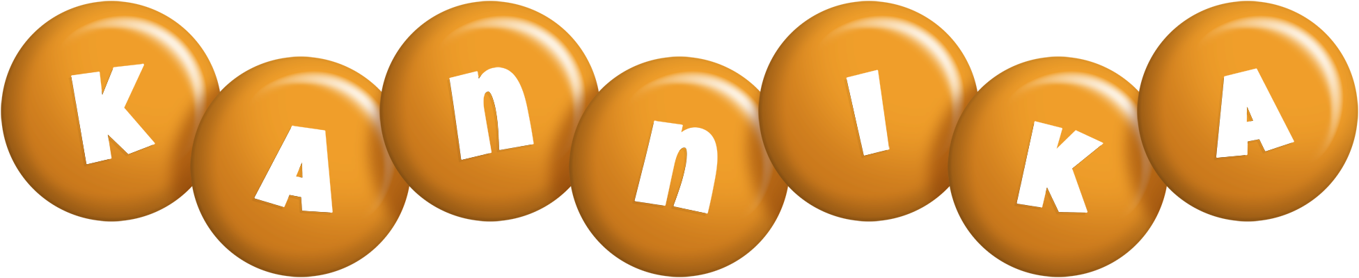 Kannika candy-orange logo