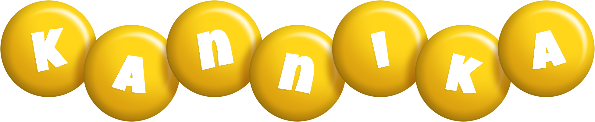 Kannika candy-yellow logo