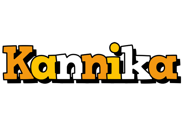Kannika cartoon logo