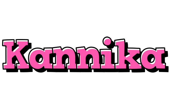 Kannika girlish logo