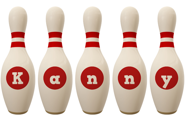 Kanny bowling-pin logo