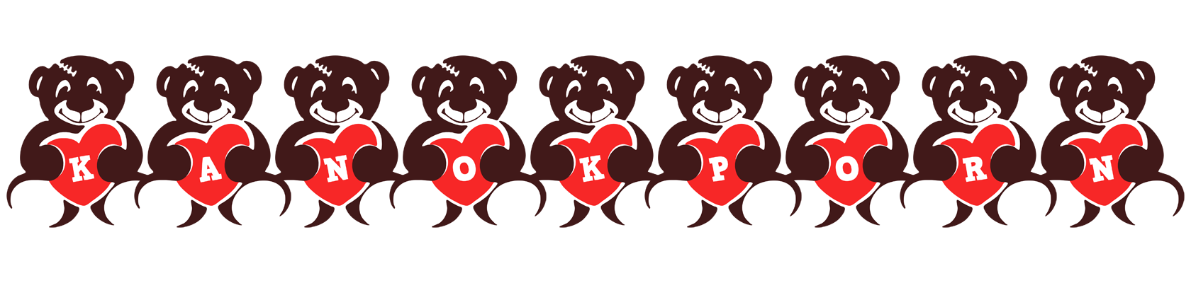 Kanokporn bear logo