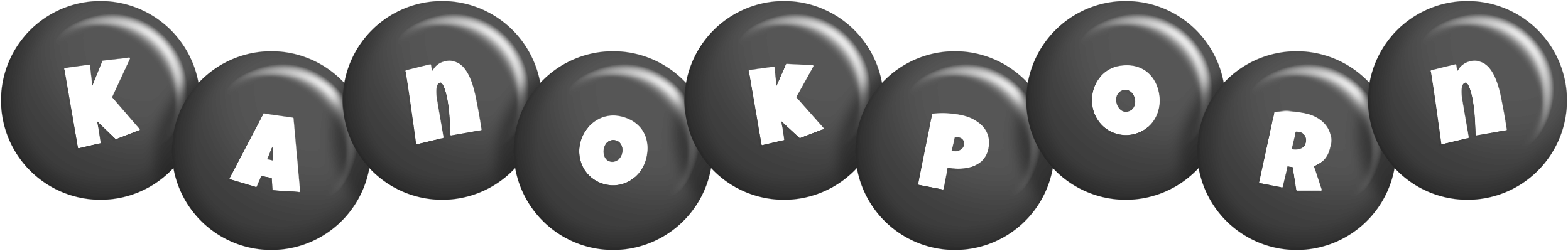 Kanokporn candy-black logo