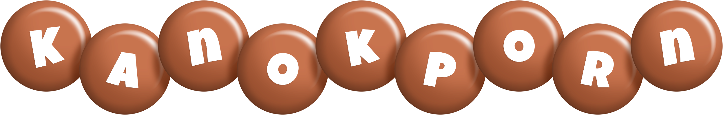 Kanokporn candy-brown logo