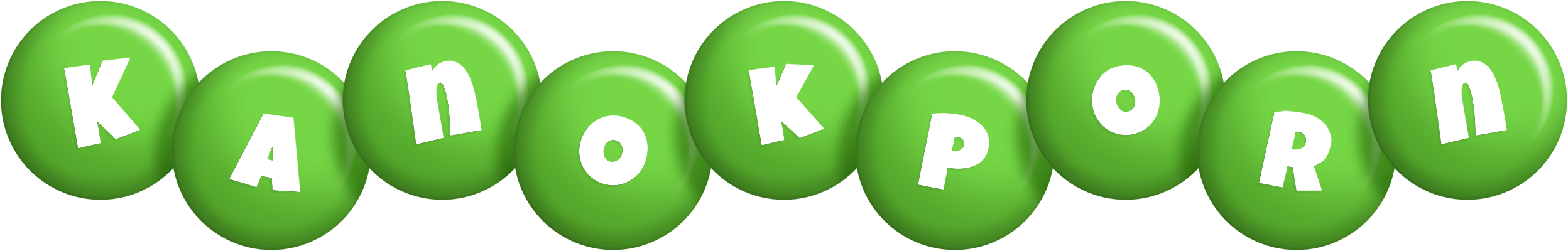 Kanokporn candy-green logo