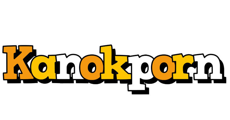Kanokporn cartoon logo