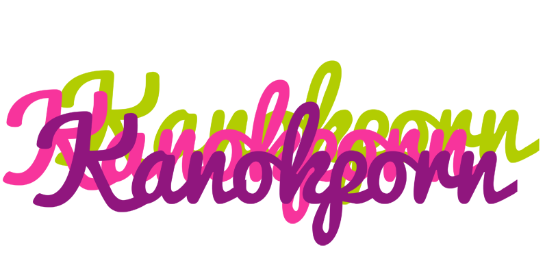 Kanokporn flowers logo