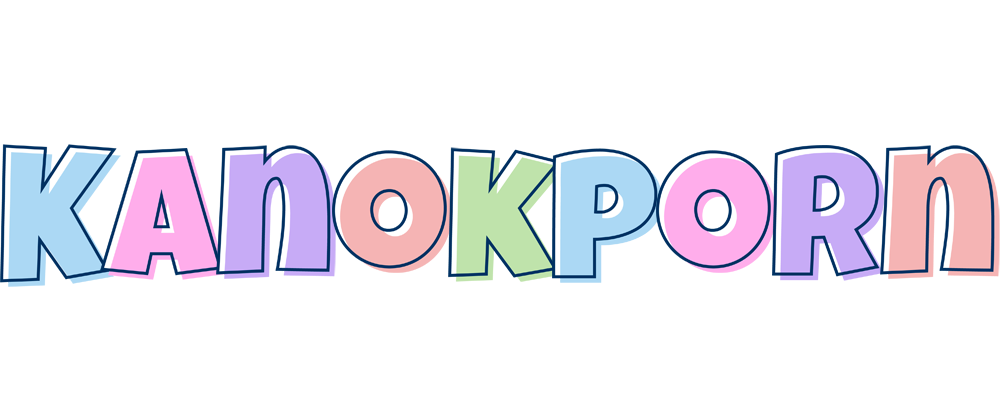Kanokporn pastel logo