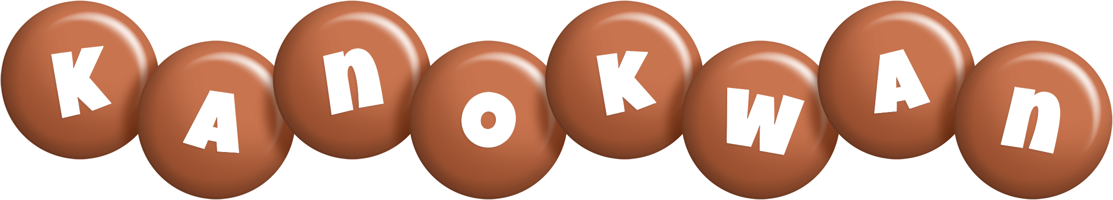 Kanokwan candy-brown logo