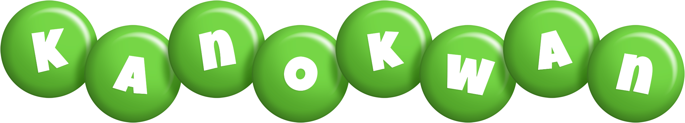 Kanokwan candy-green logo