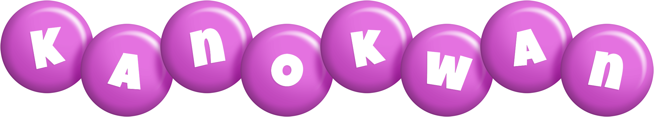 Kanokwan candy-purple logo