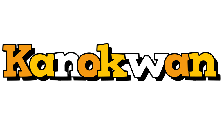 Kanokwan cartoon logo