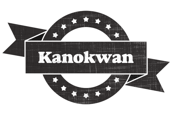 Kanokwan grunge logo