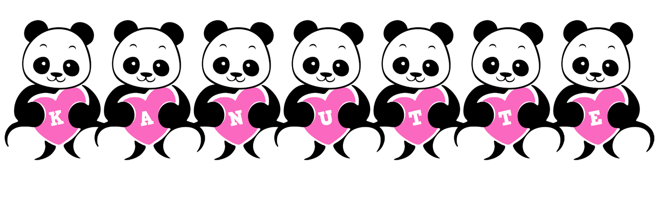 Kanutte love-panda logo
