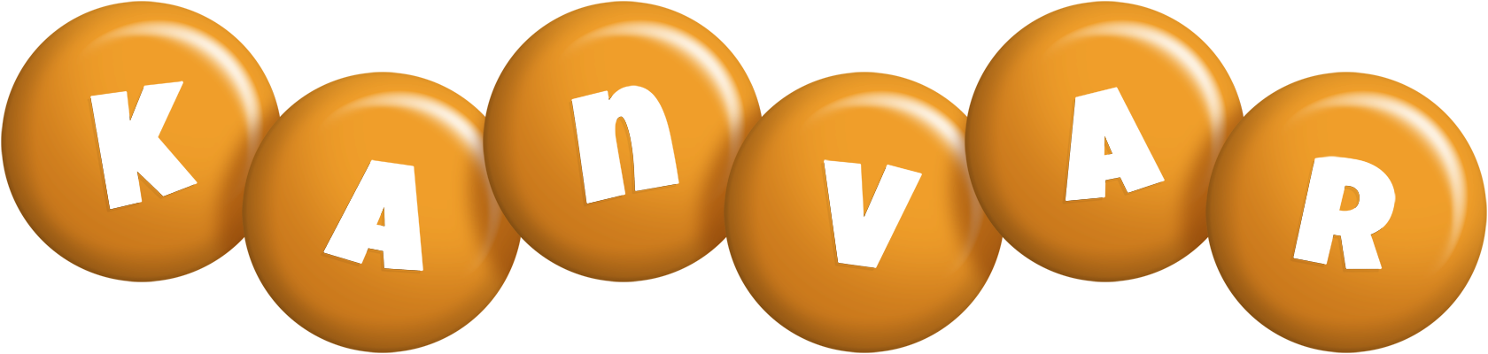 Kanvar candy-orange logo