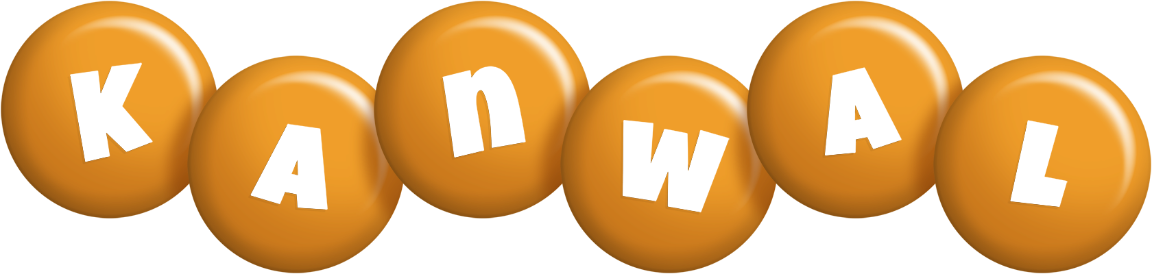 Kanwal candy-orange logo