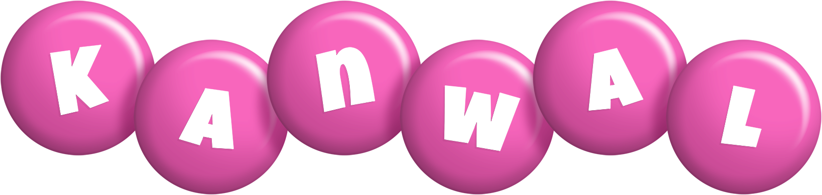 Kanwal candy-pink logo