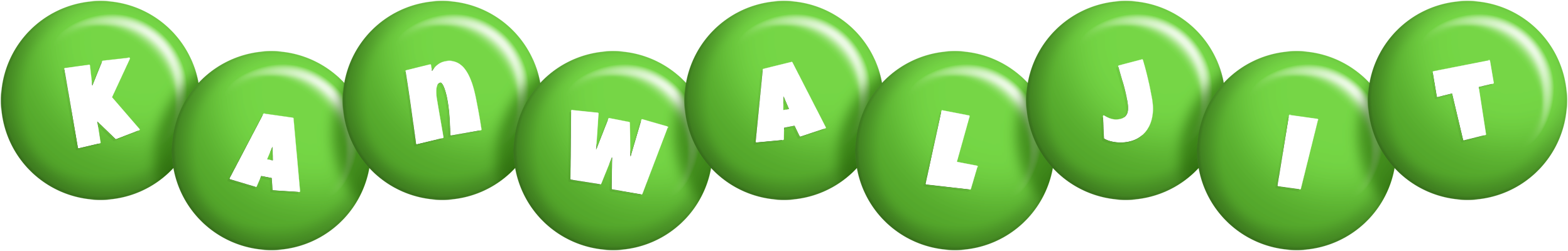 Kanwaljit candy-green logo