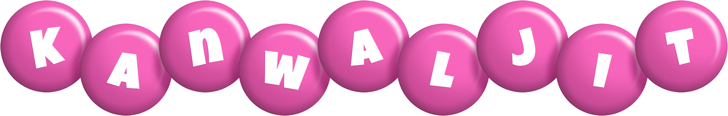 Kanwaljit candy-pink logo