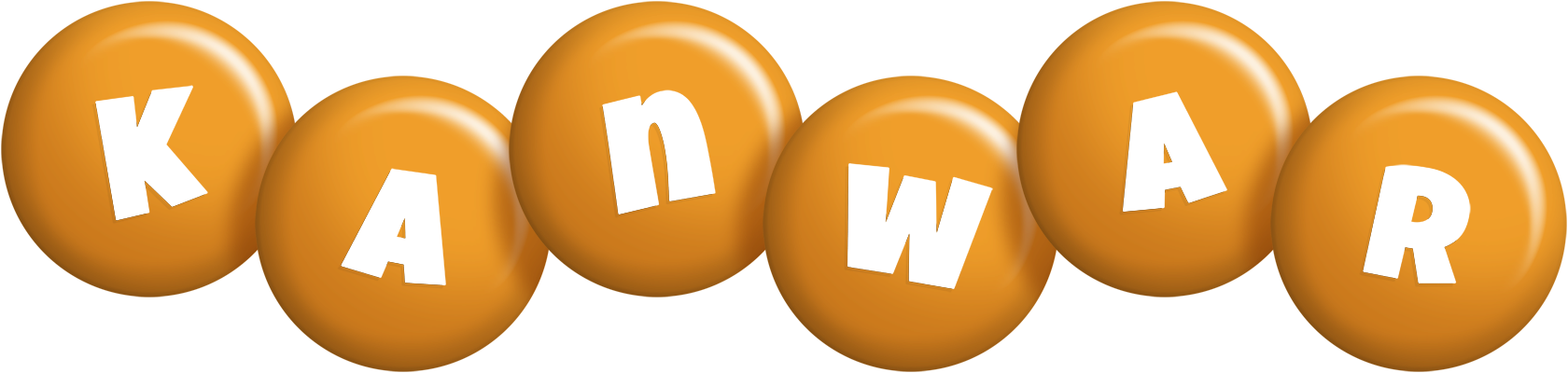 Kanwar candy-orange logo