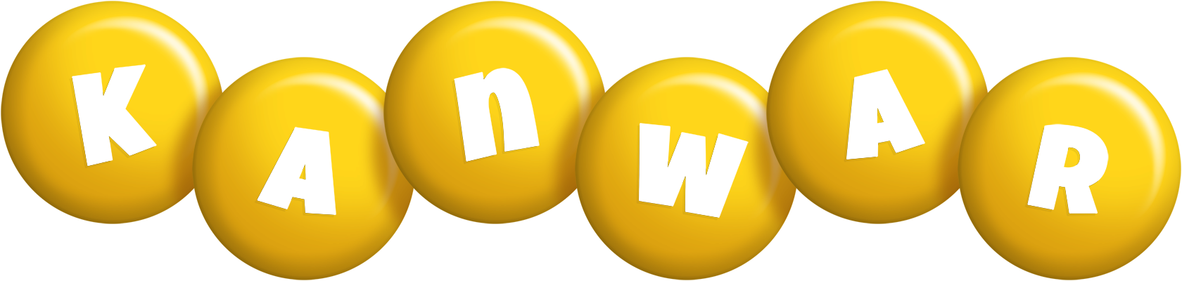 Kanwar candy-yellow logo