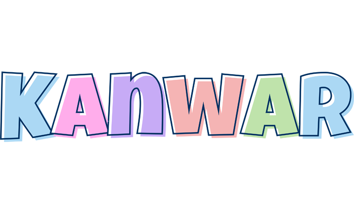 Kanwar pastel logo